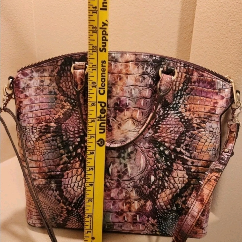 Brahmin Duxbury Rattlesnake a Melbourne crossbody bag - Picture 6 of 9